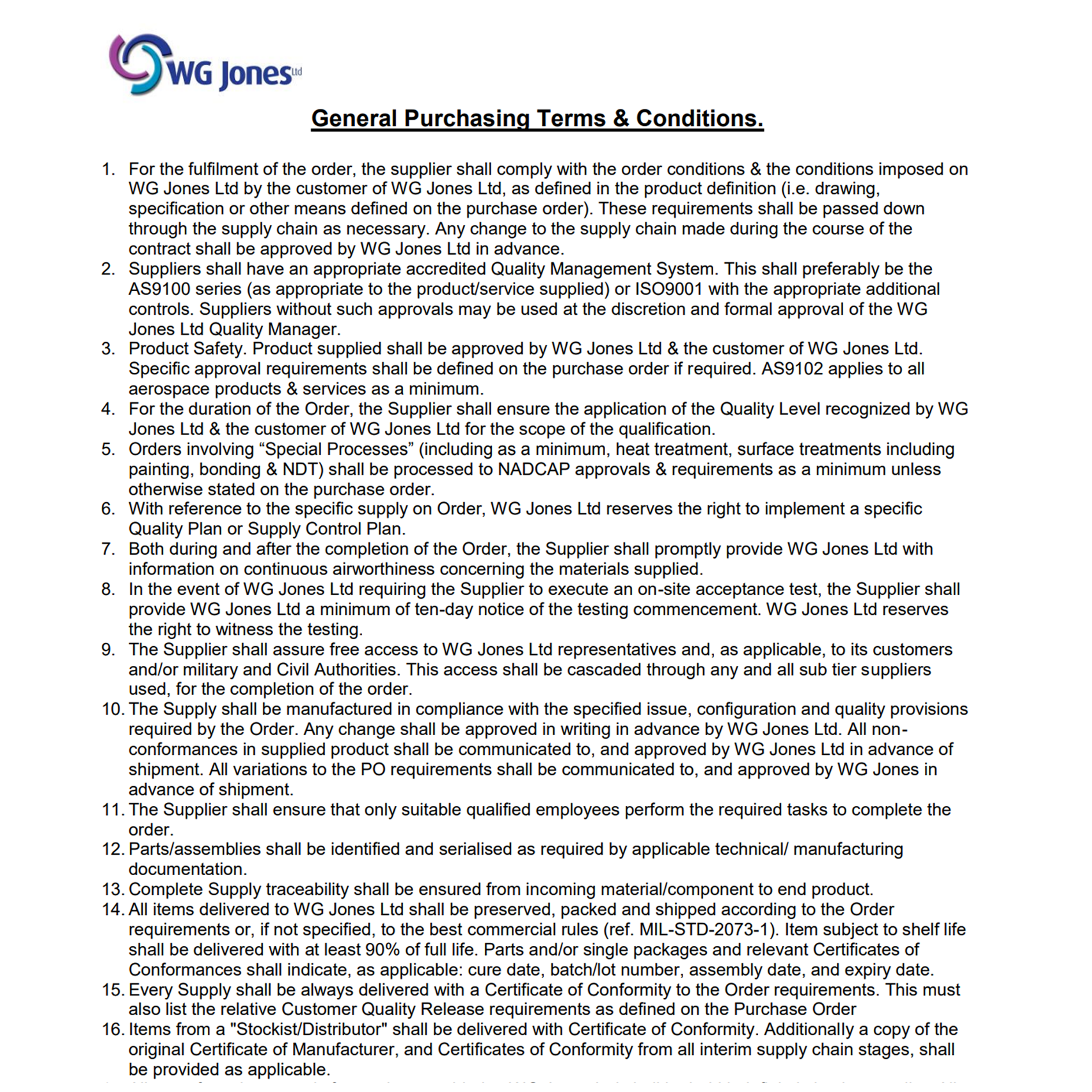 Terms and Conditions